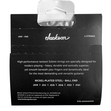 Encordadura Jackson Soloist P/guit Strings Light 09-42, 2990942006